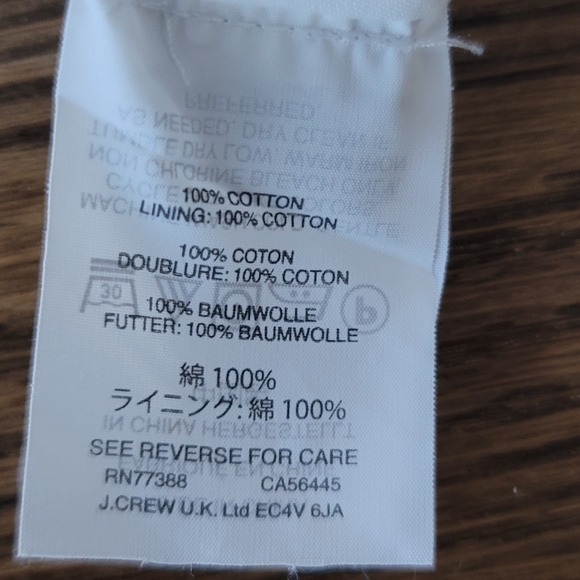 J. Crew Striped Ruffle Skirt. Size 00 - Picture 7 of 8